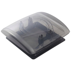 Skylight VisionVent S pro with Fly Screen and Blackout Blind, black