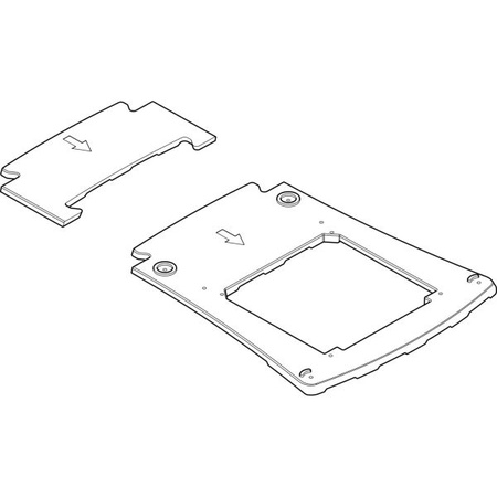 Truma adapter frame for Fiat Ducato (PSA/PMA) from 2006/07 for Aventa comfort 2nd generation air conditioners