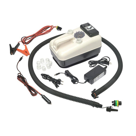 Electric air pump for tents De Luxe 12V, 230V