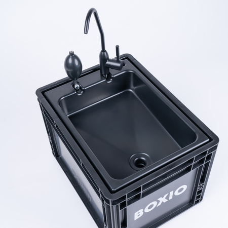 BOXIO WASH PLUS - Mobilna umywalka z prysznicem kempingowym