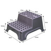 Plastic double step - h 370