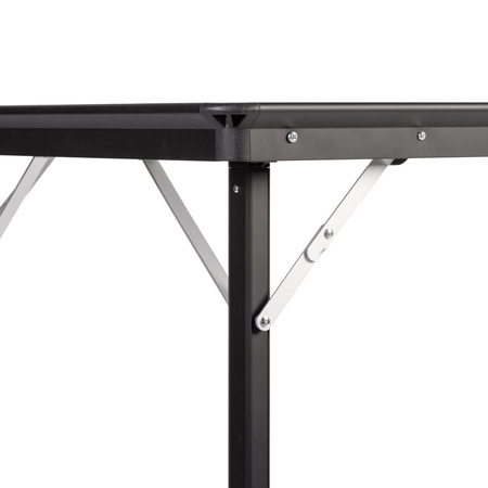 Brunner Dinemic Elùtop stół kempingowy składany 124 x 70 cm - aluminium, blat plaster miodu, regulacja wysokości 56-85 cm