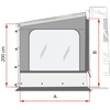 Fiamma markiza boczna Side W Pro 230cm szara