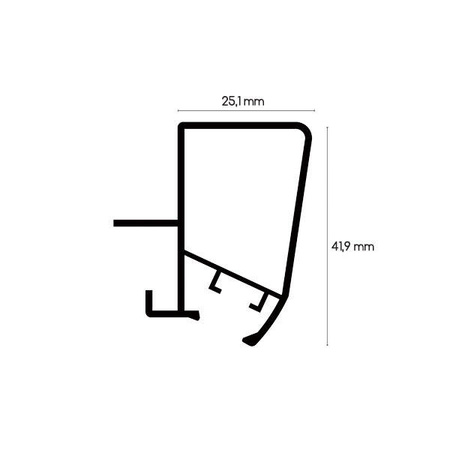 Profil uchwytu LED z osłoną