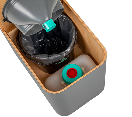 Toaleta kompostująca stacjonarna TROBOLO SilvaBlœm (szara)