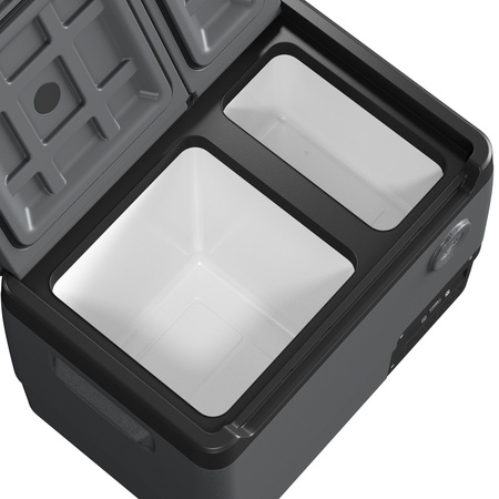 Yolco przenośna lodówka kompresorowa DX40 39 l, dwustrefowa, Space Grey