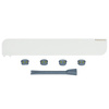 Base Plate with Magnet MagSpike Set L+ with Integrated Hooks, white