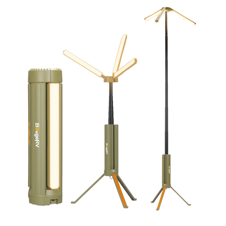 BougeRV Telescopic Camping Light, 15600mAh