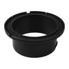 Autoterm flansza wylotu powietrza Ø 90 mm, czarna - korpus bez kratki, do ogrzewania Air 4D