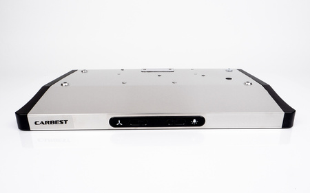 Okap podszafkowy Carbest 12 V – stal nierdzewna, 98 m³/h, LED