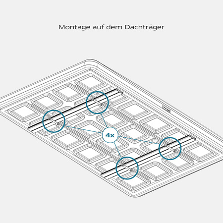 Horntools Roof Tent Themis 140 cm Hard Shell Cotton and Linen