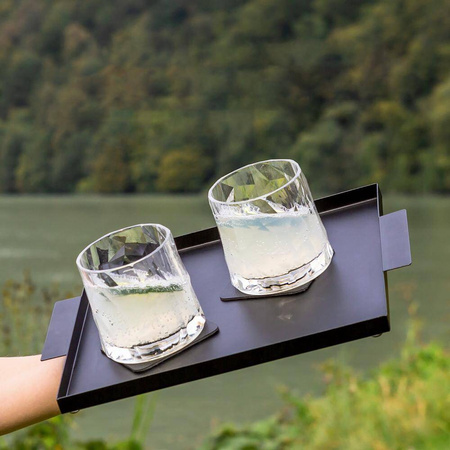 Plastikowa magnetyczna szklanka do whisky silwy