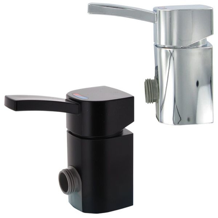 Single-Lever Mixer Capri Shower Connection ½", black