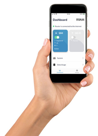 Maxview-ROAM Campervan Antena LTE / WIFI - Czarna