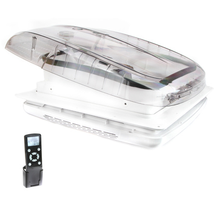 PlusFan z klejem montażowym - wentylator dachowy przezroczysty