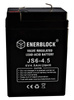 Akumulator kwasowo-ołowiowy ENERBLOCK AGM 6V, 4.5AH Seria JS
