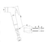 Push-button shower kit with chrome hose