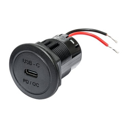 Recessed Power Socket USB-C, 60 W, without installation plate