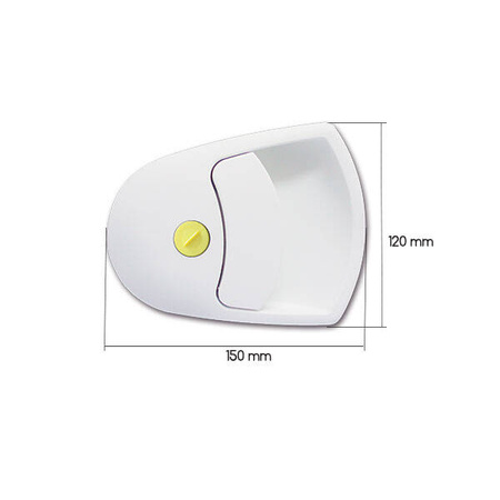 External handle 1125 white