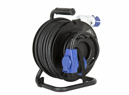 Bęben kablowy CEE H07RN-F 3G2,5mm2 - łącznik kątowy 25 m