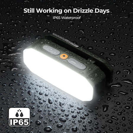BougeRV Movable Area Light lampa kempingowa LED 380 lm, 3200 mAh, IP65 - czujnik ruchu