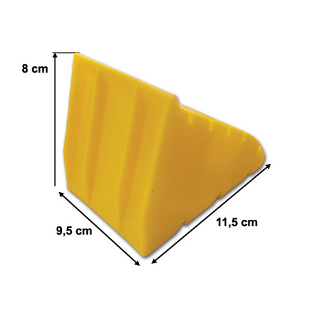 Klin stoperowy pod koło 2 szt.