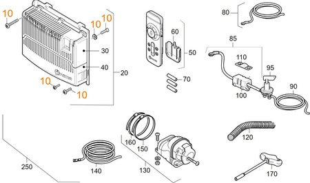 Mounting kit for Mover XT/XT L/XT2/XT4