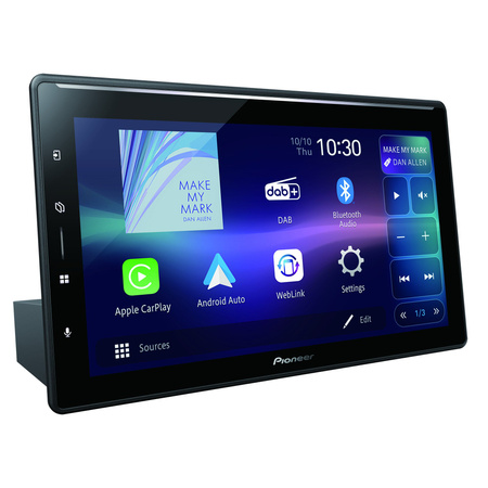 Pioneer Moniceiver 1-DIN 10,1" 1280x720 4x50W Ford Transit 2019-2023