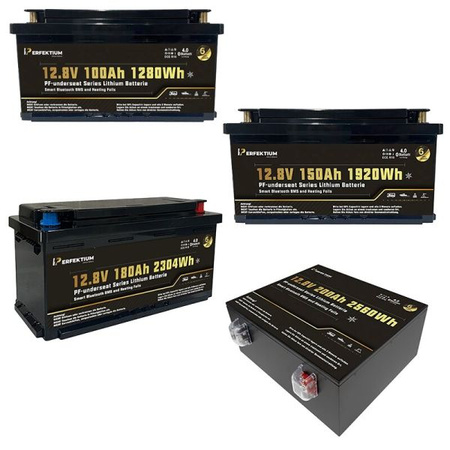 Lithium Battery PF-Underseat-12 with Heating Element, 180 Ah