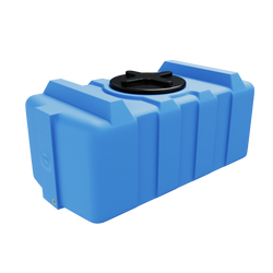 Prostokątny lekki pojemnik 300 l UHPLAST niebieski