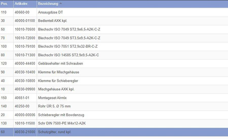 Kratka ochronna do AXK-2