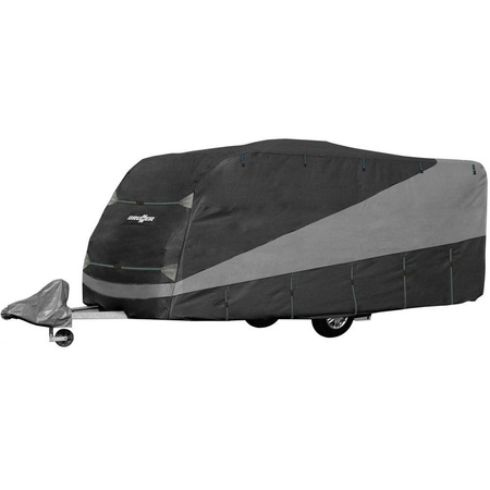 Brunner Design 12M caravan cover 450-500 cm - 500 x 240 x 220 cm, 4-layer breathable fabric