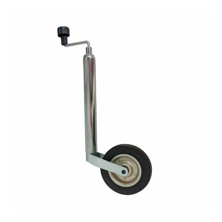 Koło podporowe z pełnej gumy 200 x 50 mm na obejmę fi 48mm, maks. 150 kg