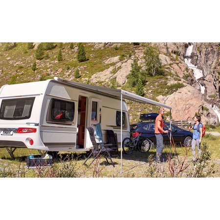 Markiza 5 m, Omnistor 6300 marki Thule, anodowana/mystic grey