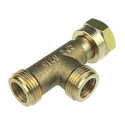 GasBank trójnik M20 (W20) z zaworem zwrotnym - 2 butle do reduktora Truma, GOK, Cavagna, iGT
