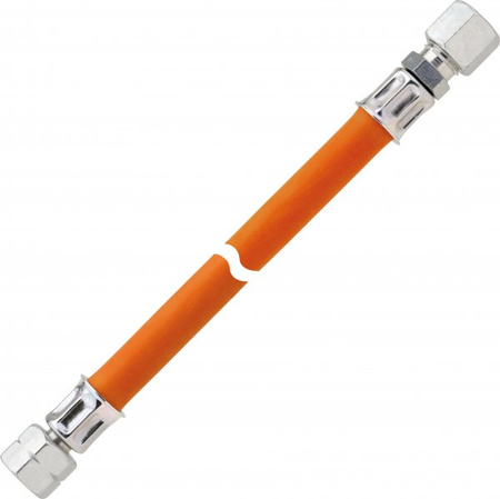 Wąż gazowy RVS 8 x RST 8 x 800 mm PS 10 bar