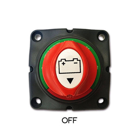 Battery cut-off switch with knob - 300 A