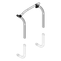 Crossbar &amp; Upper Frame Arm Thule Elite G2 SV