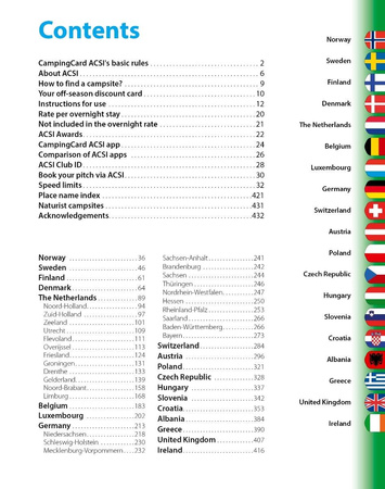 Karta rabatowa ACSI CampingCard 2025 z przewodnikami (ang)