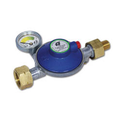 Regulator IT - 1/4" z manometrem i zaworem bezpieczeństwa