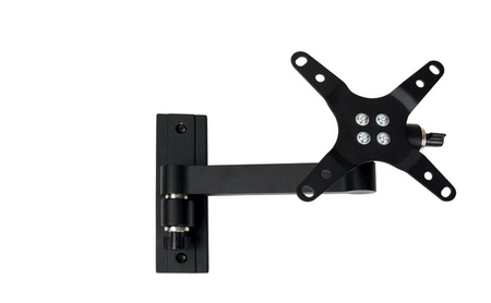 Uchwyt ścienny TV Carbest Wall Mount S 493980 - aluminiowy, czarny, VESA 75/100, ekrany 13-30 cali, do 15 kg