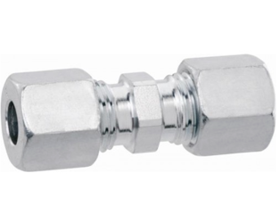 Złączka prosta do rurki gazowej RVS 8mm na RVS 8mm