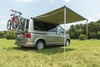 Fiamma F40van 270 roof awning for VW T5/T6 - length 270 cm, projection 225 cm, Deep Black case, Royal Grey fabric