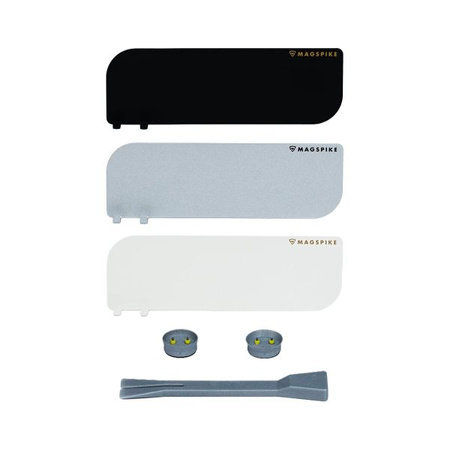 Base Plate with Magnet MagSpike Set M+ with Integrated Hooks, white
