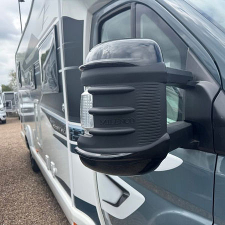 Milenco osłony lusterek Fiat Ducato 2025 czarne, ochrona, 2 szt.