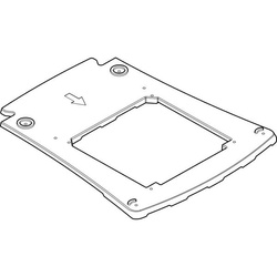 Adapter frame Fiat Ducato from 2006/07 for air conditioning systems Aventa compact / comfort 2nd generation