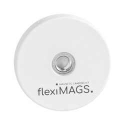 flexiMAGS Magnes okrągły 31mm biały zestaw 4s
