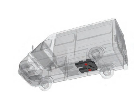 Zbiornik wody szarej CARAVAN 75 L (DUCATO JUMPER, BOXER) V3
