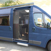 Remis REMIcare Van pleated fly screen door for Fiat Ducato X250/X290 sliding door, high door opening, 125 x 171 cm