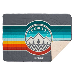 PoduszkaBlanket™ kolorowy Atmosfera obozu 137x203cm 100% poliester